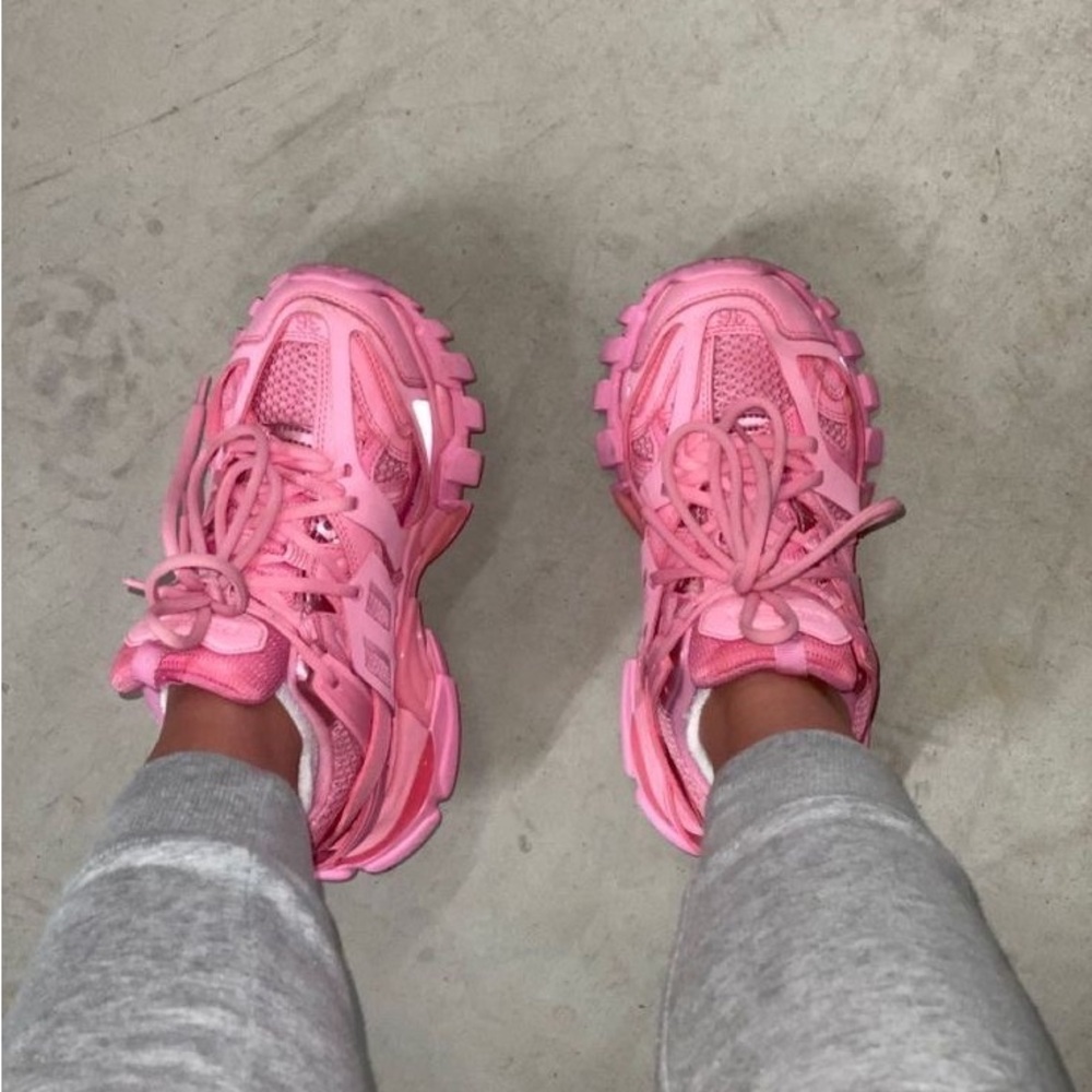 Balenciaga Pink Track Sneakers